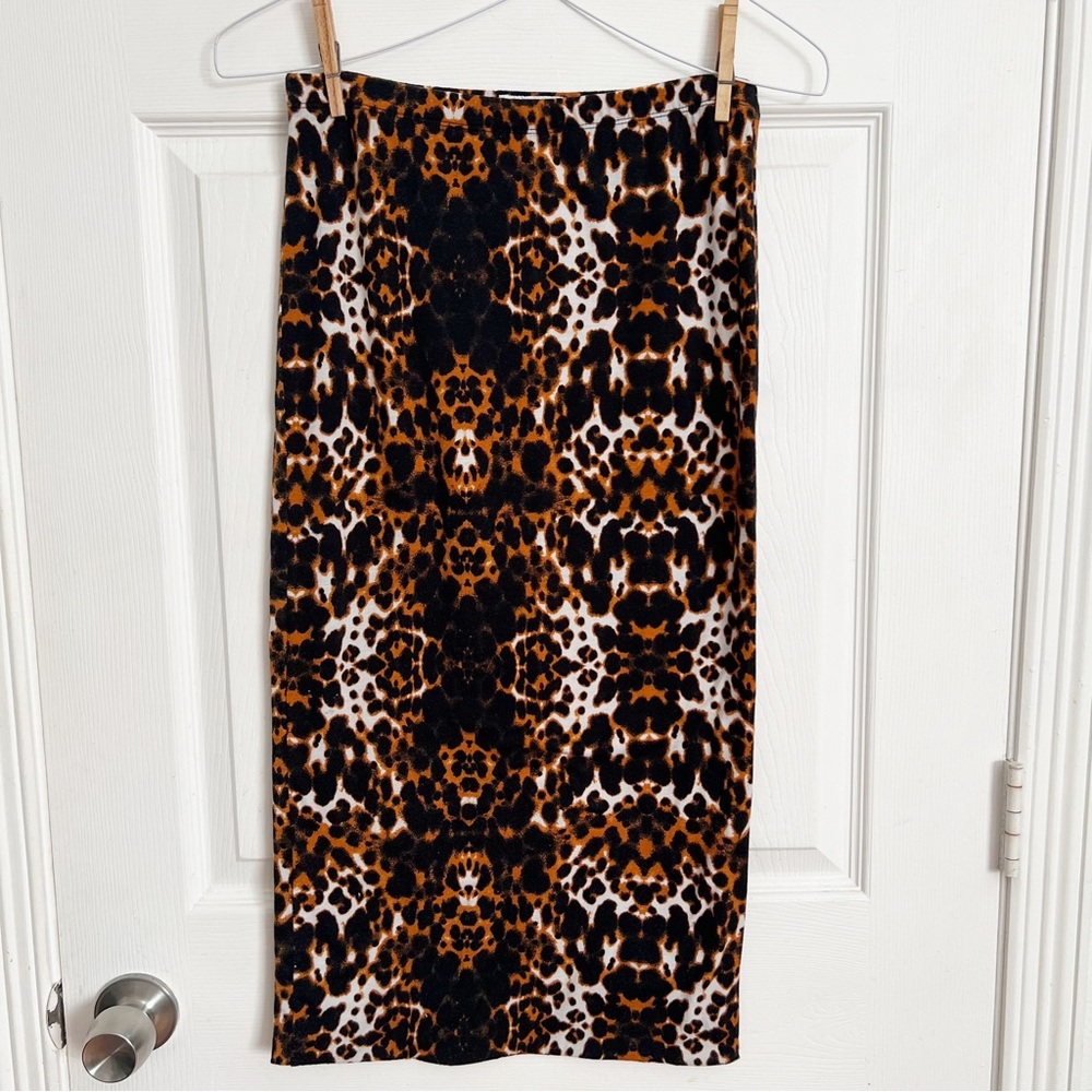 Bisou Bisou | Animal Printed Pencil Skirt